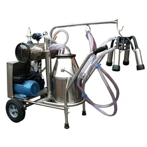 electric best small dairy mobile cow milking machine