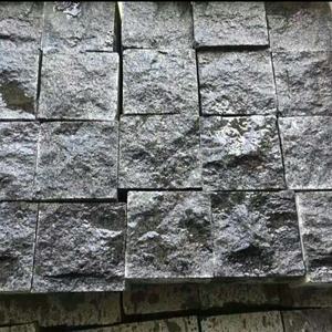 Sản phẩm mạnh mẽ Mông Cổ grey <span class=keywords><strong>basalt</strong></span> đá cuội nhỏ màu đen gạch lát cho công viên cong ứng dụng - Product Image 2