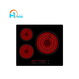 Rumah & Alat Dapur <span class=keywords><strong>3</strong></span> Burner Keramik Listrik Kaca Dibangun Di Kompor Keramik Tiga Burner - Product Image 2