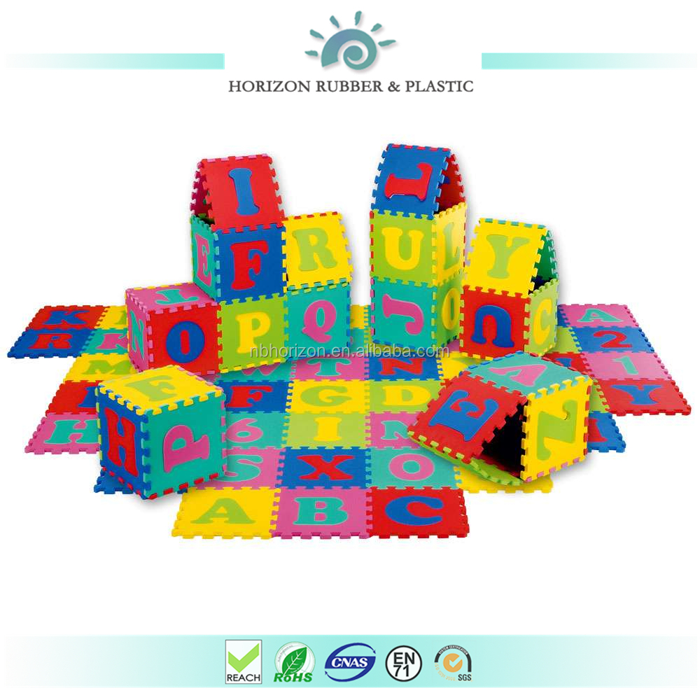 Удобные детские ева головоломки мат алфавита фрукты животных дети играют мат