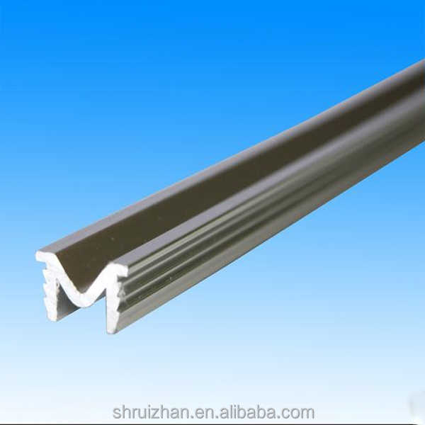 PVC shutter door Rail, plastic roller shutter doors Straight track with ...