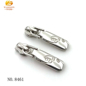 Fábrica del OEM Custom logo marca níquel libre <span class=keywords><strong>YKK</strong></span> cremallera de metal extractor - Product Image 3
