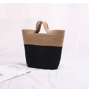 INS Nuovo Colore di Modo di Corrispondenza Portatile Vacanza Al Mare di <span class=keywords><strong>Paglia</strong></span> <span class=keywords><strong>Borsa</strong></span> Da Spiaggia <span class=keywords><strong>Donna</strong></span> - Product Image 6