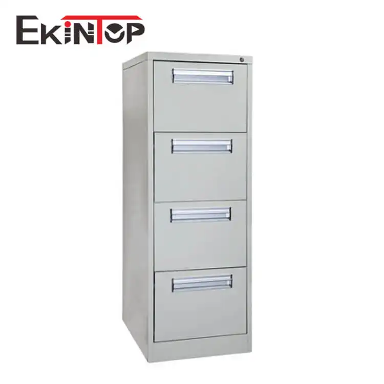 Ekintop personalizzata in metallo ufficio in acciaio inox 4 cassetto armadio di stoccaggio di file di mobili per ufficio