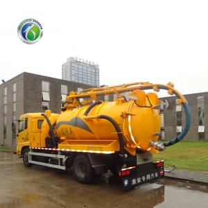 Haute pression Industrielle <span class=keywords><strong>Citerne</strong></span> Combiné D'aspiration et Jet de Nettoyage Des Eaux Usées <span class=keywords><strong>Camion</strong></span> <span class=keywords><strong>Camion</strong></span> Balayeuse Aspirateur - Product Image 2
