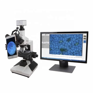 Eileoc — <span class=keywords><strong>Microscope</strong></span> biologique <span class=keywords><strong>USB</strong></span> 20 mp, couture d'images Live, caméra edc, commande par PC, hôpital, étudiant, écran trinoculaire de 1 pouce, <span class=keywords><strong>USB</strong></span> 20 Mega pixels - Product Image 2