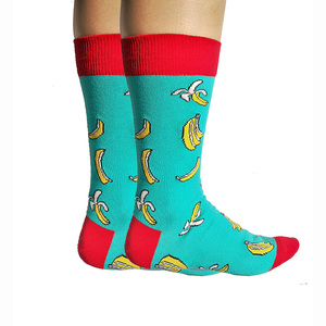 Bonyponi-<span class=keywords><strong>Calcetines</strong></span> con patrón de bicicleta para hombre y mujer, medias de alta calidad con diseño divertido y personalizado - Product Image 2