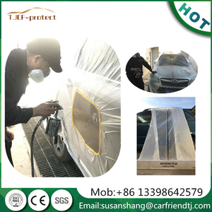 Hdpe plástico auto pintura de enmascaramiento película <span class=keywords><strong>sin</strong></span> soldadura se utiliza para la decoración del <span class=keywords><strong>hogar</strong></span> - Product Image 1