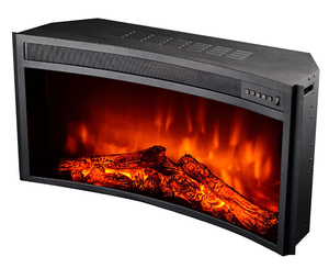 <span class=keywords><strong>Chimenea</strong></span> de inserción eléctrica curvada - Product Image 1