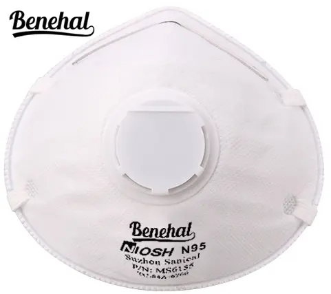 Disposable exhalation valve n95 dust mask
