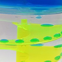 Sanlead Sablier en plastique acrylique double face, design industriel personnalisé, 48x130mm, à débit de liquide, pour souvenir d'anniversaire