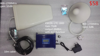 Antenne de plafond de type N mâle 800-2700 MHz 3 dBi, antenne omnidirectionnelle intérieure pour 2G 3G 4G 5G, câble de 0,3 m, antenne intérieure
