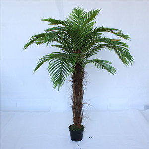 Palmier artificiel en fibres de coco, 15 feuilles, <span class=keywords><strong>phoenix</strong></span>, vente en gros, 5729 - Product Image 3