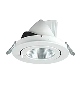 COB LED 嵌入式夹具天花筒灯灯泡万向节 led灯嵌入式可调 led 筒灯