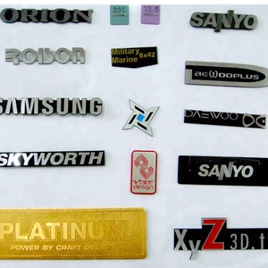 ODM/OEM de bolso de Metal de aluminio de placa de logotipo Etiqueta de logotipo personalizado de Metal para bolsos - Product Image 3