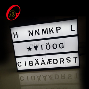 Custom A5, A4, A3 escritorio caja <span class=keywords><strong>de</strong></span> luz portátil LED <span class=keywords><strong>de</strong></span> madera A4 tamaño cinematic lightbox con letras - Product Image 5