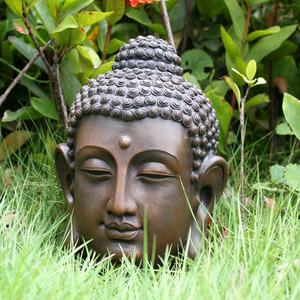 Jardim decoração cabeça buda estátua de bronze para venda - Product Image 1