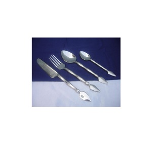 Vantage Hot Couverts en acier inoxydable à manche carré Design de style simple Couteau transfrontalier Fourchette Cuillère Couverts Coffret cadeau de 5 pièces - Product Image 2