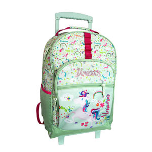 Neues Produkt Stickerei Regenbogen Einhorn Kinder Schult aschen 3 Stück Set für Mädchen - Product Image 3