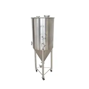 100 litre konik fermenter, paslanmaz konik fermenter, konik bira fermentasyon tankı