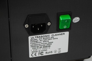 Nouvelle baignoire de nettoyage ultrasonique électrique industrielle GT SONIC 200W pour laboratoire, 40KHz, dégraissant, eau chaude, chauffage 300W, minuterie réglable 1 - Product Image 6