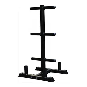 Phòng Tập Thể Dục Giá Lưu Trữ Barbell Stand Chủ Trọng Lượng Tấm Giá Trọng Lượng Cây