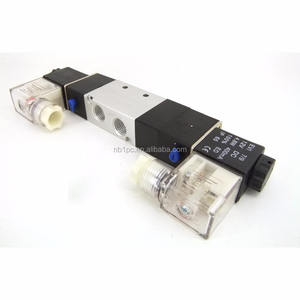 Hochwertiges 1/4'' Anschluss 4V230C-08 <span class=keywords><strong>3</strong></span>-Positionen 5-Wege Luft-Magnetventil Zentral Geschlossen Steuerbar OEM Anpassbar - Product Image 1