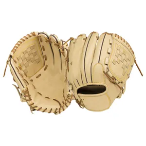 Gants de baseball Tan en cuir, produit japonais, logo personnalisé, 12 pouces