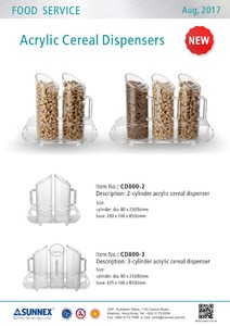 Distributeur de céréales en acrylique économique SUNNEX - Product Image 6