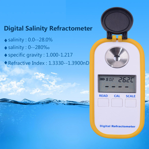 Khúc Xạ Kế Đo Độ Mặn Kỹ Thuật Số Độ Mặn 0-28% Trọng Lượng Riêng 1.000-1.217 Chỉ Số Khúc Xạ 1.3330-1.3900nd - Product Image 2