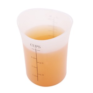 Set Gelas Ukur Silikon dan Sendok, Cangkir Pengukur dengan Cerat Silikon Tahan Panas - Product Image 5