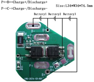 Batterie LiPo rechargeable 3S 7A avec BMS 11,1 V pour Chine - Product Image 3