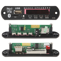 Télécommande sans fil 12V MP3 WMA carte décodeur Module Audio USB TF Radio