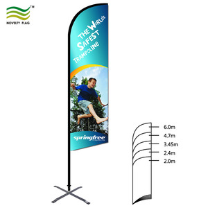 Bán Buôn Tùy Chỉnh Thiết Kế Ngoài Trời Swooper Lông <span class=keywords><strong>Teardrop</strong></span> Biểu Ngữ 2.8M Bãi Biển Biểu Ngữ Cờ Nhà Máy Nhanh Chóng Giao Hàng - Product Image 4