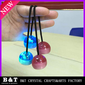 Thumb chucks finger yoyo <span class=keywords><strong>ball</strong></span> roll with led light - Product Image 2