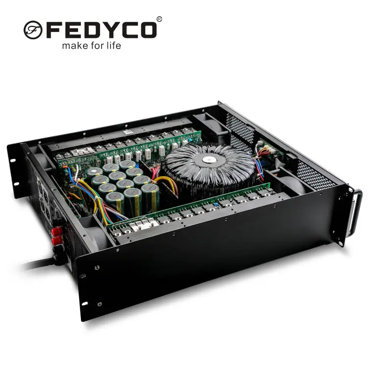 Bộ Khuếch Đại Fedyco 2 Ohm, Bộ Khuếch Đại Chuyên Nghiệp Công Suất Cao Cấp H Pro