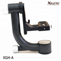 Stabilisateur vidéo XGH-1 100% pour appareil photo reflex numérique, trépied, objectif téléobjectif, trépied professionnel en fibre de carbone télescopique, tête de cardan