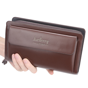 Baellerry 2019 Nuovo Grande Capacità Multi-funzione Doppia Cerniera Frizione Portafoglio Per Gli Uomini Con La Maniglia Della Cinghia, maschio Lungo Sacchetto Del Telefono - Product Image 2