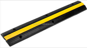1 <span class=keywords><strong>canal</strong></span> de velocidad de goma protector de cable, cable de alambre protector de piso cubiertas - Product Image 1