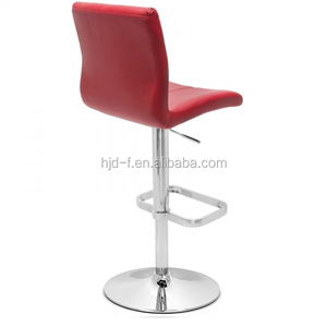 Sillas de Barra con Reposapiés de Metal de Color Rojo/Taburetes de Barra/Muebles de Cocina - Product Image 6