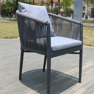 <span class=keywords><strong>El</strong></span> último diseño de mesa de comedor y silla cuerda tejida <span class=keywords><strong>muebles</strong></span> de jardín al aire libre - Product Image 5