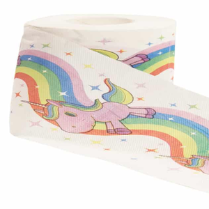 Papier toilette ZEADEER Licorne et Arc-en-ciel, 1 rouleau avec 200 feuilles, 3 plis - Product Image 3