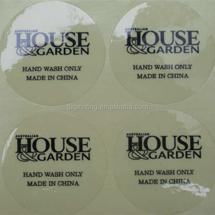 Clear Sticker Lable Printing Transparent Vinyl Label Sticker Clear ...