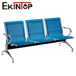 Ekintop เก้าอี้ห้องนิรภัยสำหรับผู้โดยสาร, เก้าอี้สำหรับห้องนิรภัยทำจากสแตนเลส3ที่นั่งแบบโมเดิร์น - Product Image 5