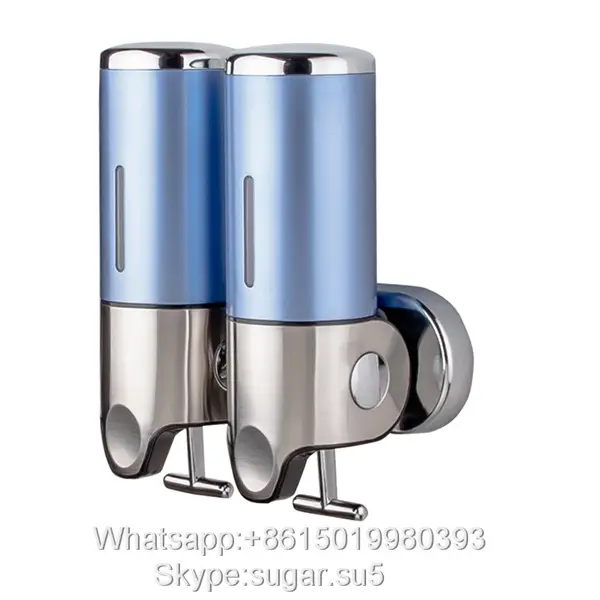 Wall mounted hotel bathroom accessories stainless steel liquid soap dispenser