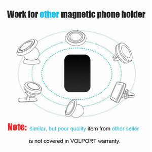 2 gói điện thoại từ chủ tấm phổ tường Bàn Kim Loại nam châm Sticker di động đứng chủ - Product Image 3