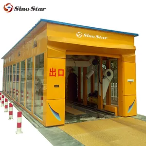 Máquina automática de lavado de coches, 12 cepillos, precio con sistema de pulido, A6 Sino Star