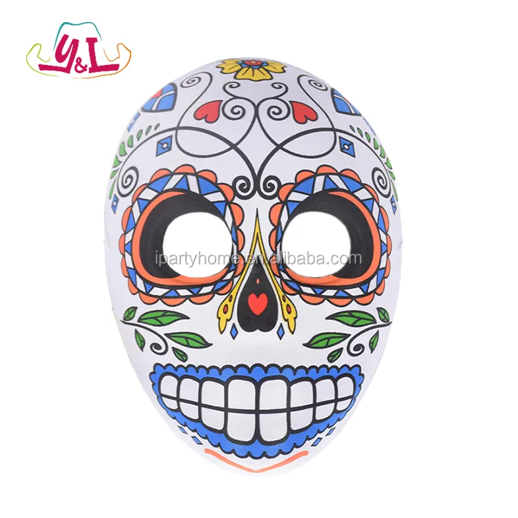 Halloween Party Day of the Dead Sugar Skull Full Face Mask