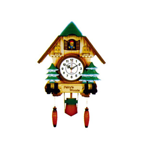 Reloj de Pared Blanco Cuco de 24 Horas con Péndulo Oscilante (TS20) - Product Image 3
