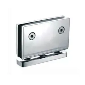 360 degrés Pivot Charnière De Porte pour Porte En Verre Trempé Zinc Alliage Chrome Plaque Anguli Xm-04 90mm